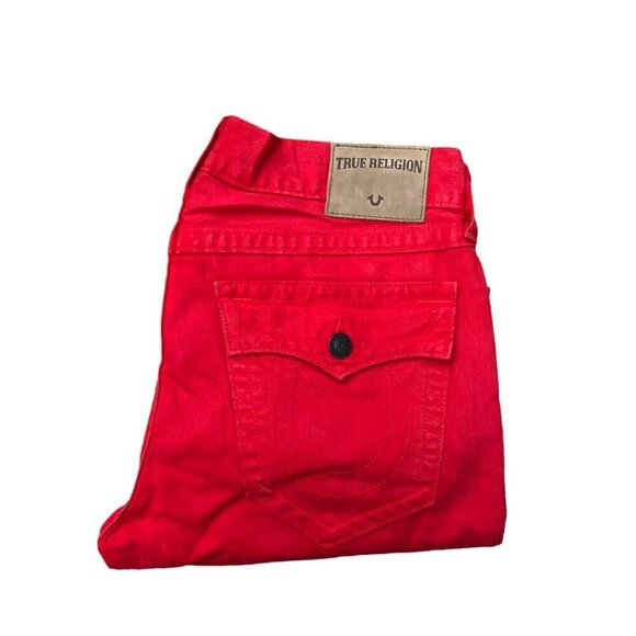 True Religion Jeans Size 34 RICKY Red - Picture 6 of 9